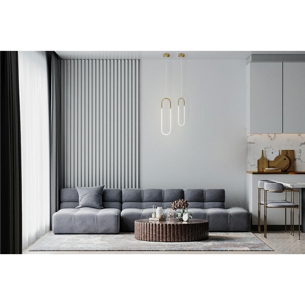 Lampa wisząca PUZO L złota - Moosee